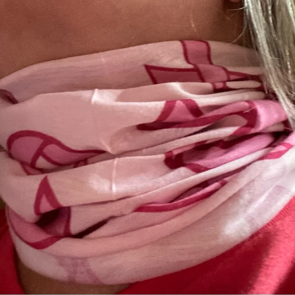 Breast Cancer Awareness Pink Ribbon Gaiter Neckerchief Face Mask